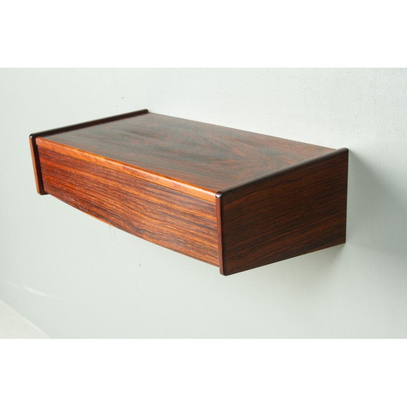 Vintage Danish wall shelf in rosewood, 1960s