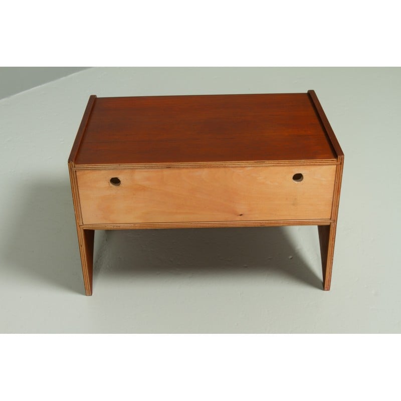 Vintage Danish teak floating shelf, 1960s