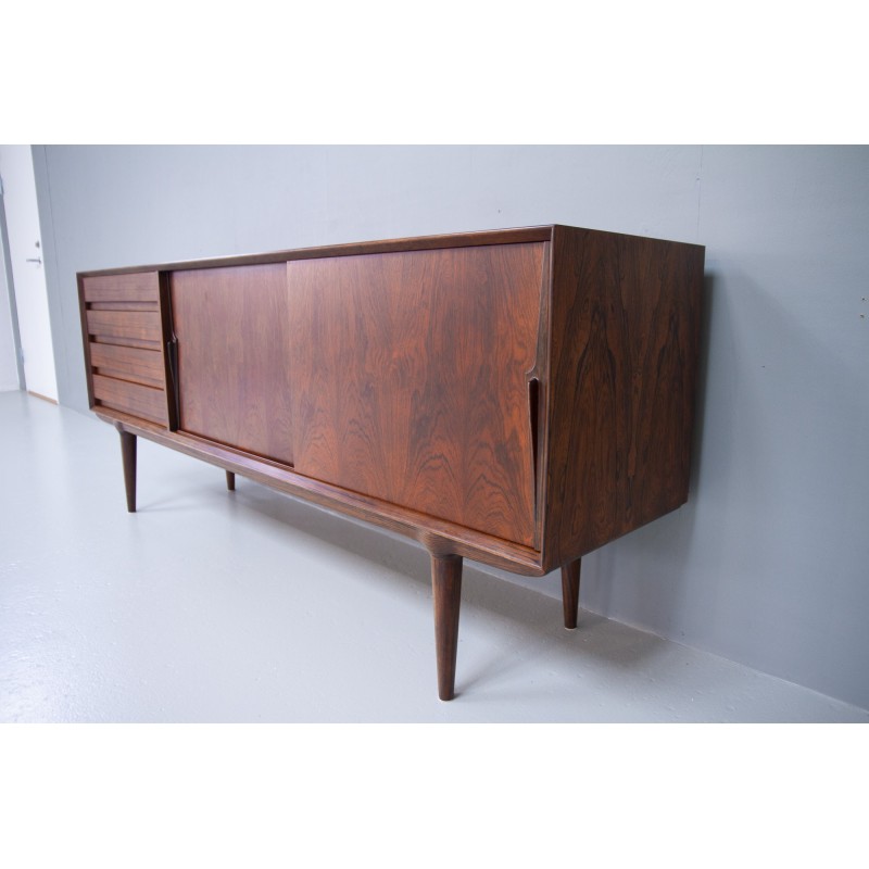 Vintage Danish rosewood sideboard model 18 by Gunni Omann for Omann Jun, 1960s