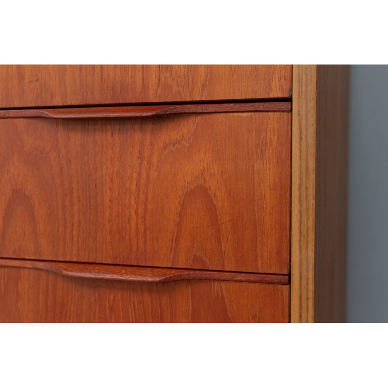 Vintage Danish teak chest of drawers, 1960s