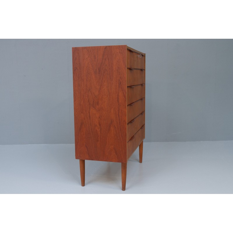 Vintage Danish teak chest of drawers, 1960s