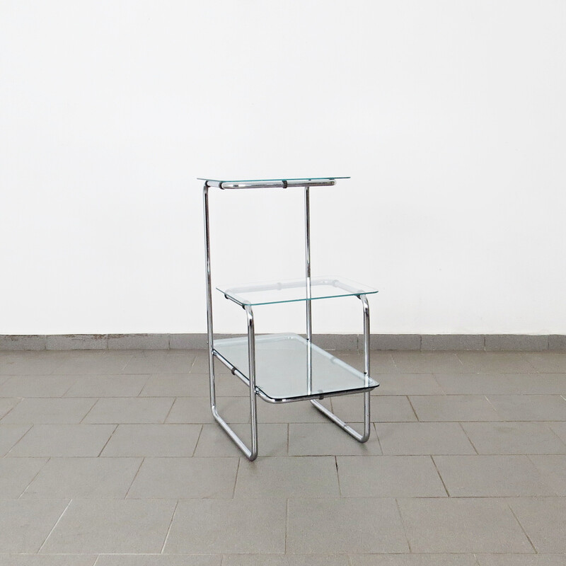 Vintage tubular plant stand by A. Guyot