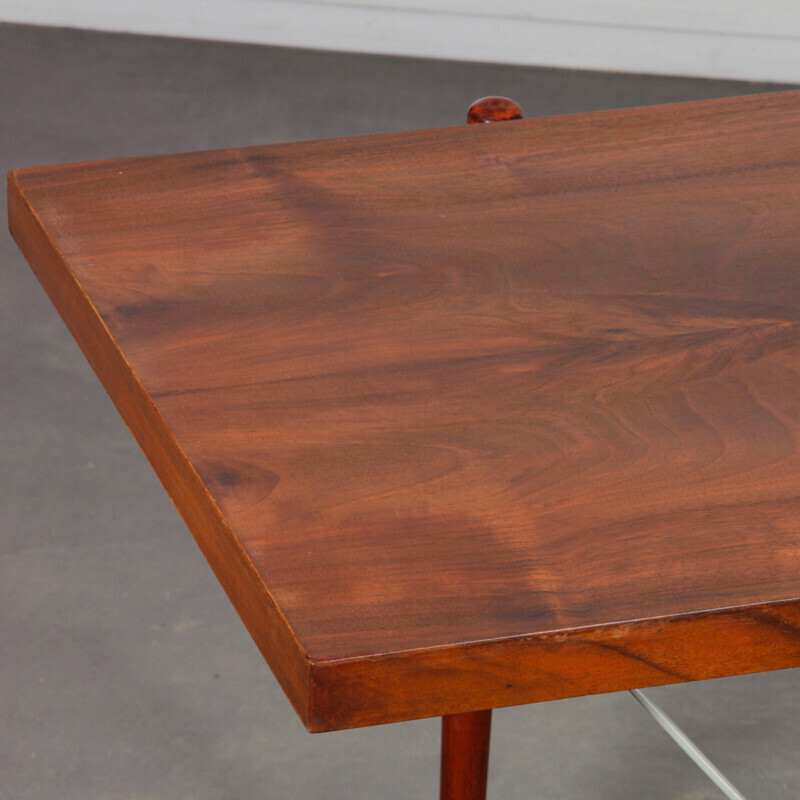 Mesa de centro vintage de madera, 1960