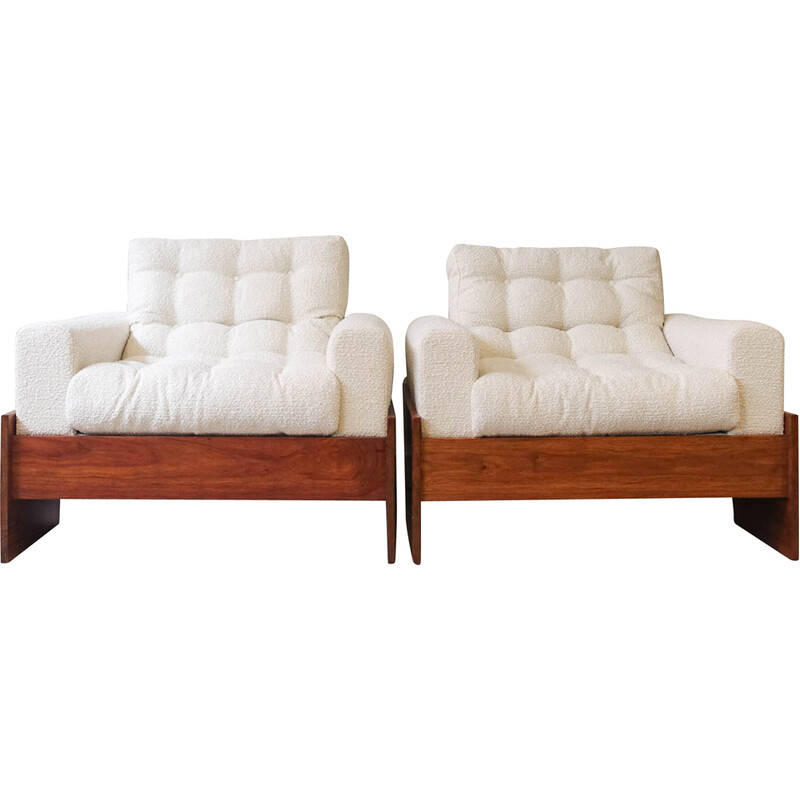 Pair of vintage Brazilian armchairs, 1960s