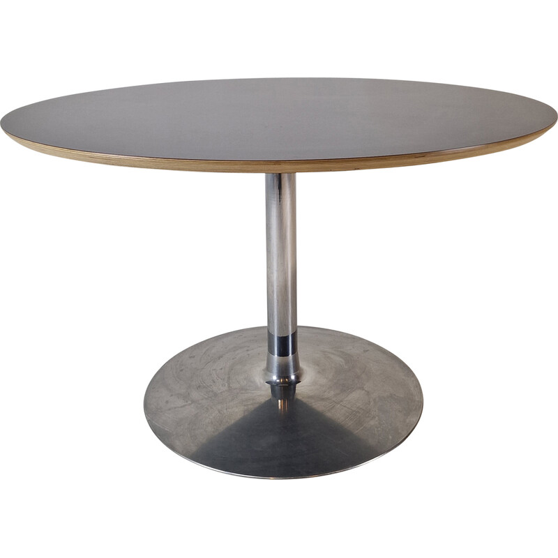 Vintage round dining table by Pierre Paulin for Artifort