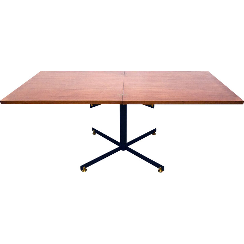 Vintage rosewood extending table by Ignazio Gardella for Azucena, 1950s