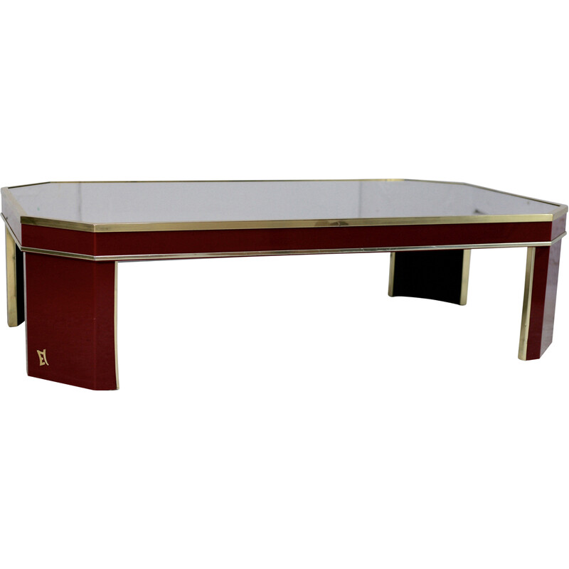 Vintage coffee table by Eric Maville, France 1970