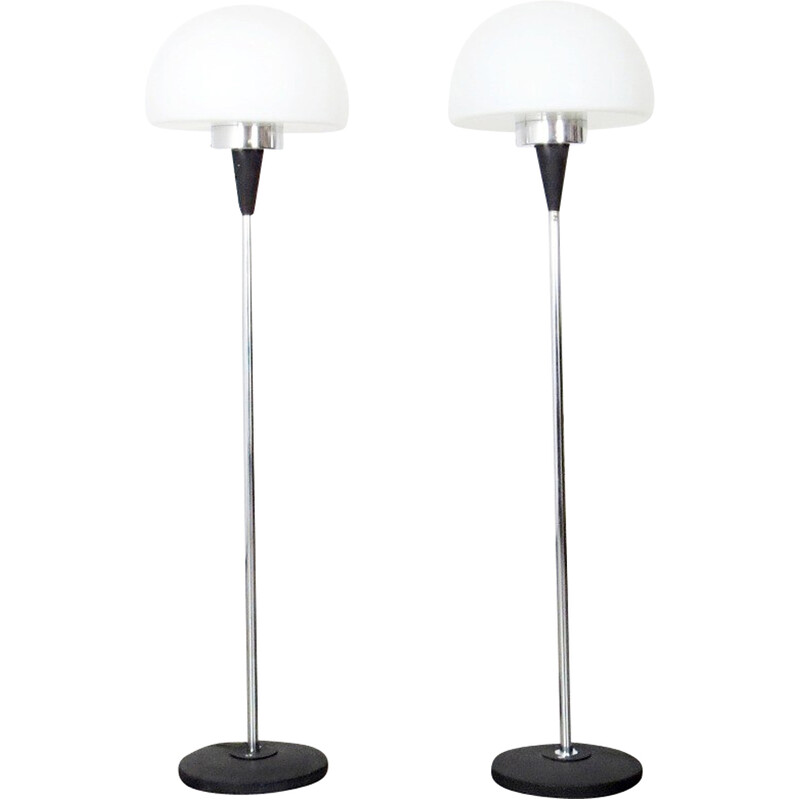 Pair of vintage floor lamps by Lidokov