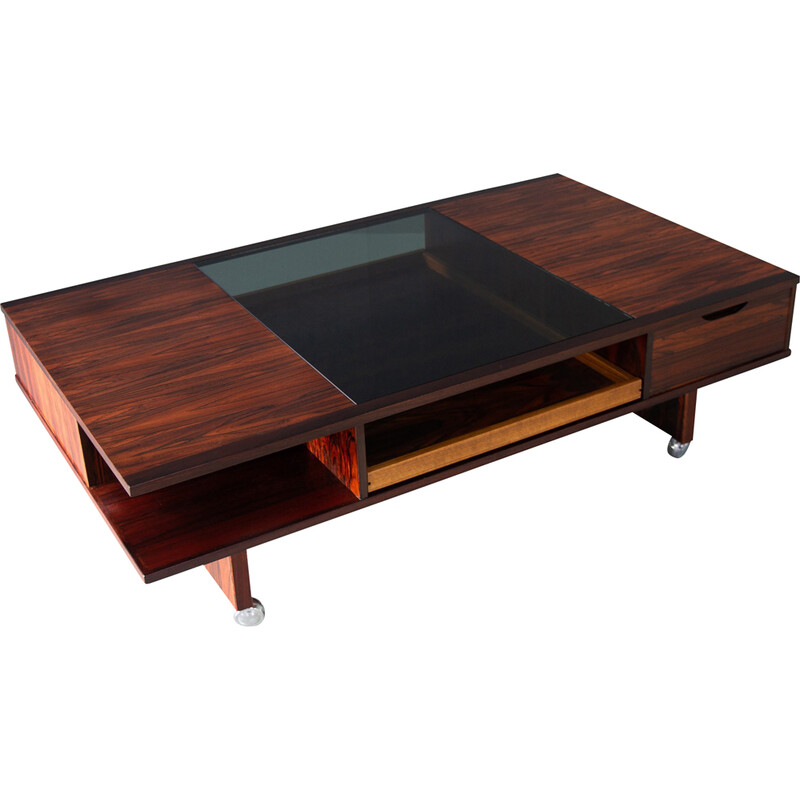 Vintage Danish rosewood coffee table, 1960s