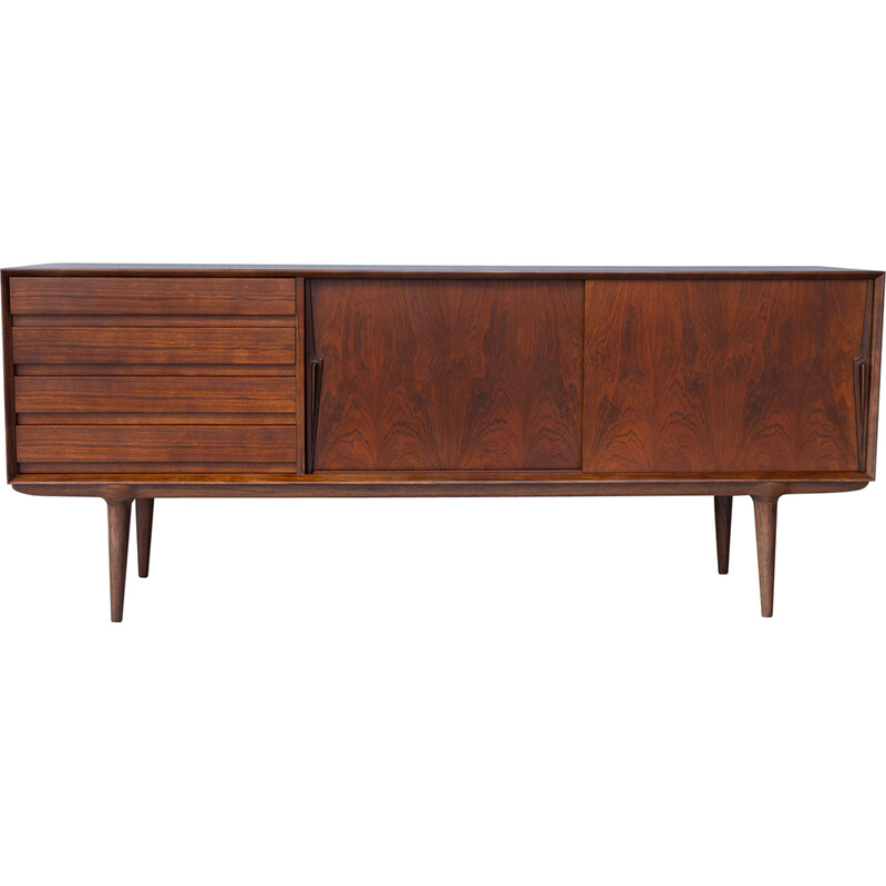 Vintage Danish rosewood sideboard model 18 by Gunni Omann for Omann Jun, 1960s