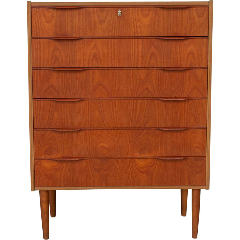 Vintage Danish teak chest of drawers, 1960s