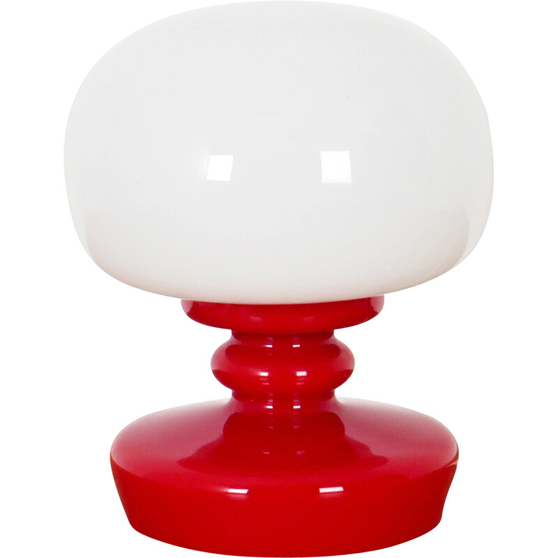 Lampe de table vintage en verre