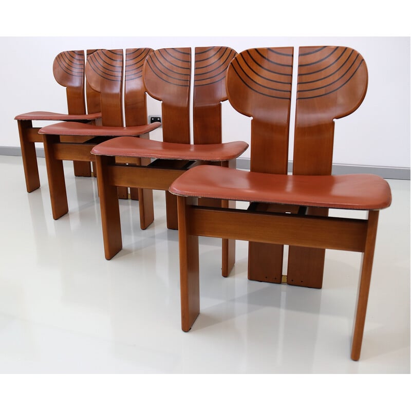 Vintage dining set by Scarpa Tobia and Afra for Maxalto, Italy 1975