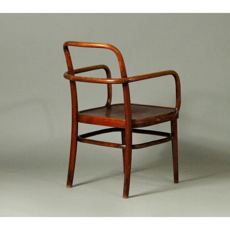 Satz von 3 Vintage-Sesseln von Gustav Adolf Schneck für Thonet, 1930er Jahre