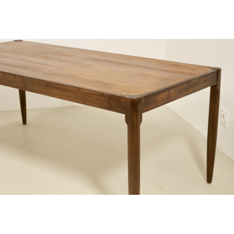 Scandinavian vintage teak coffee table, 1960