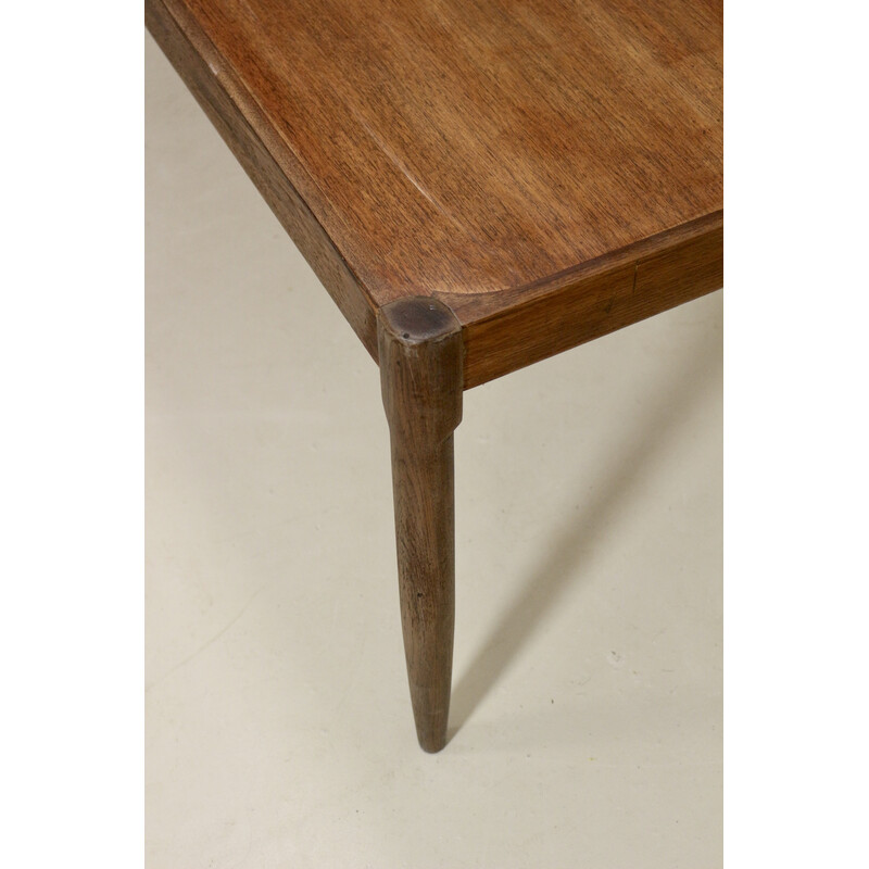 Scandinavian vintage teak coffee table, 1960