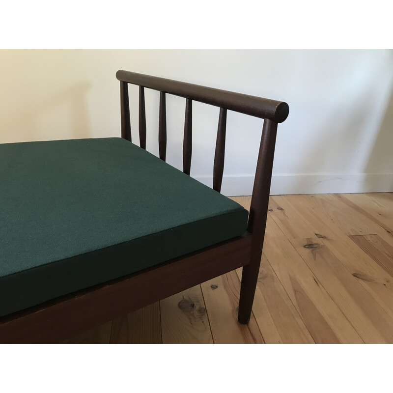 Scandinavian vintage teak daybed, 1950