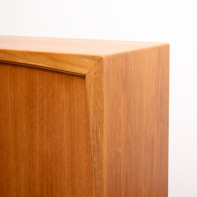 Highboard in teak with an organic design by Bartels - 1960s