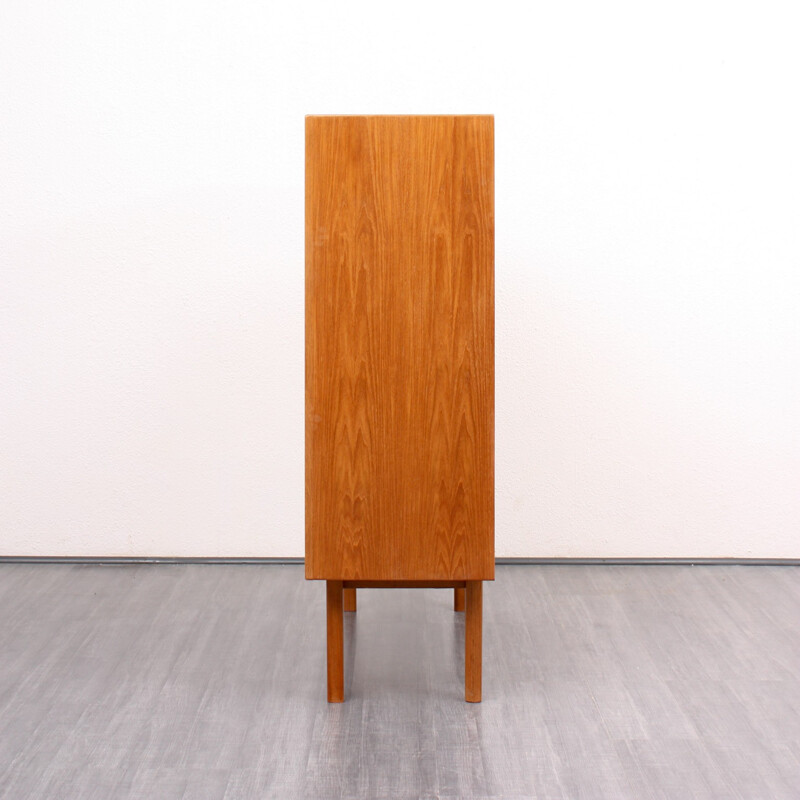 Highboard in teak with an organic design by Bartels - 1960s