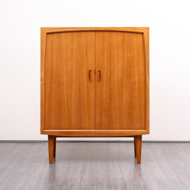 Highboard in teak with an organic design by Bartels - 1960s