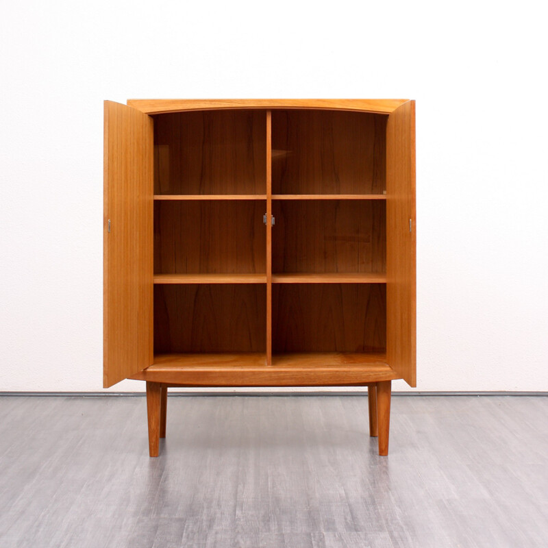 Highboard in teak with an organic design by Bartels - 1960s