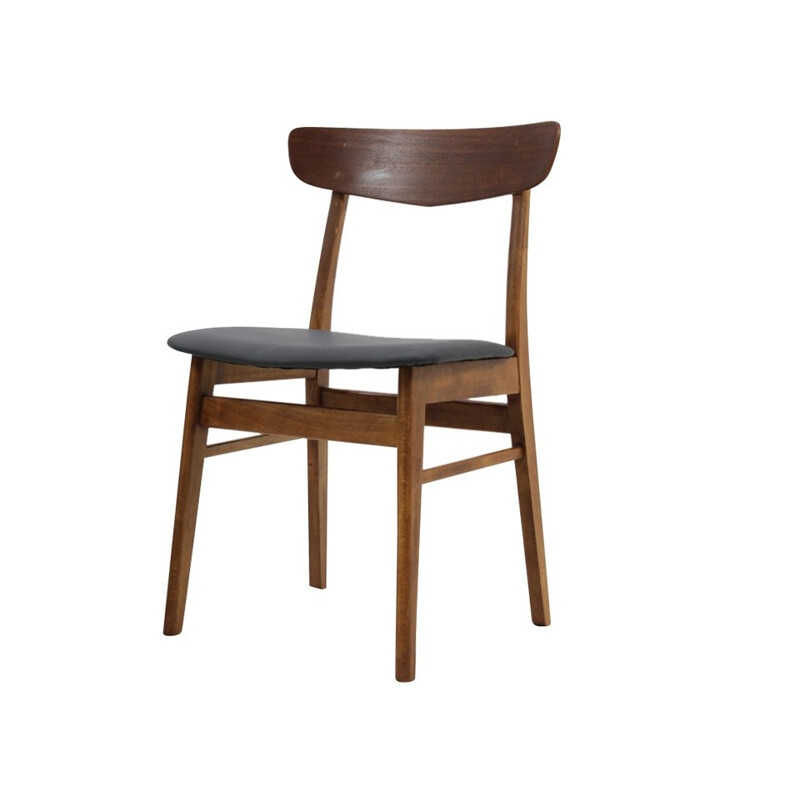 Set of four Danish teak dining chairs - 1960s