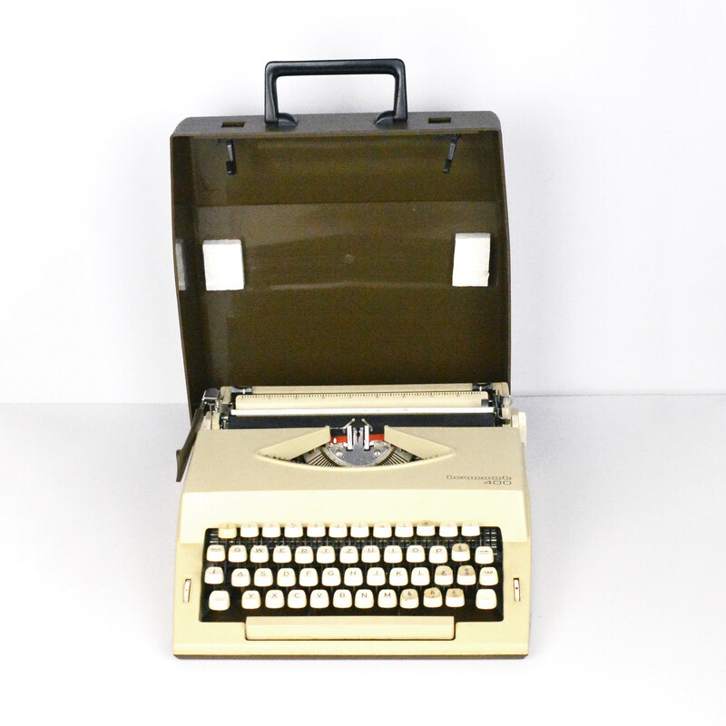 Máquina de escrever Vintage Beaucourt 400, Alemanha 1980