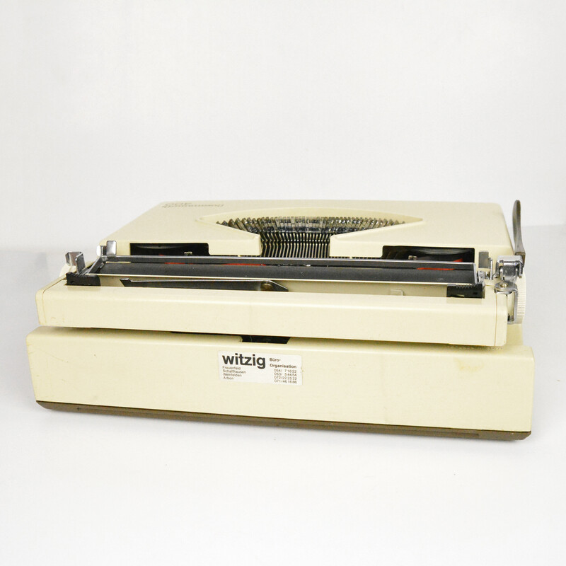 Vintage Beaucourt 400 máquina de escribir de maleta, Alemania 1980s