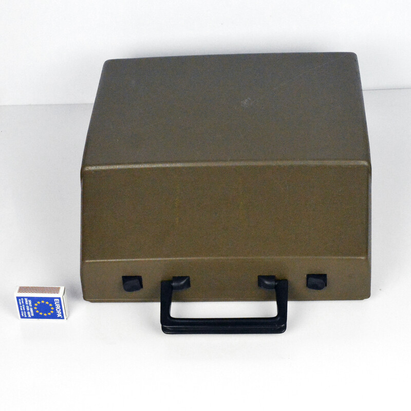 Machine à écrire vintage Beaucourt 400 valise, Allemagne 1980