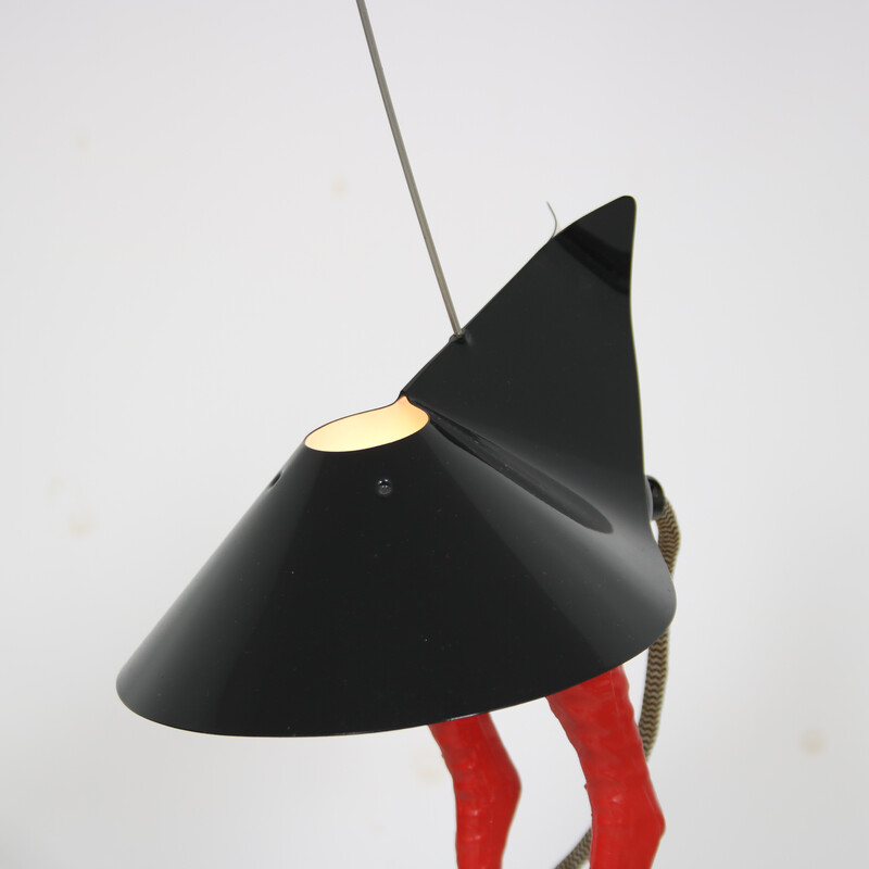 Vintage "Bibibibi" tafellamp van Ingo Maurer voor M-Design, Duitsland 1970