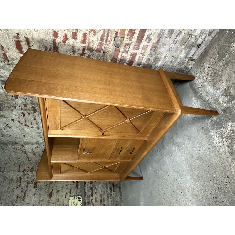 Vintage oakwood secretary, 1950