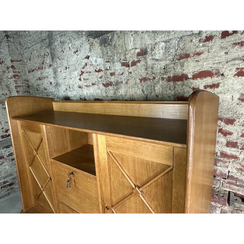 Vintage oakwood secretary, 1950