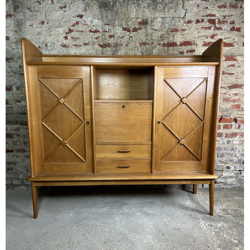 Vintage oakwood secretary, 1950