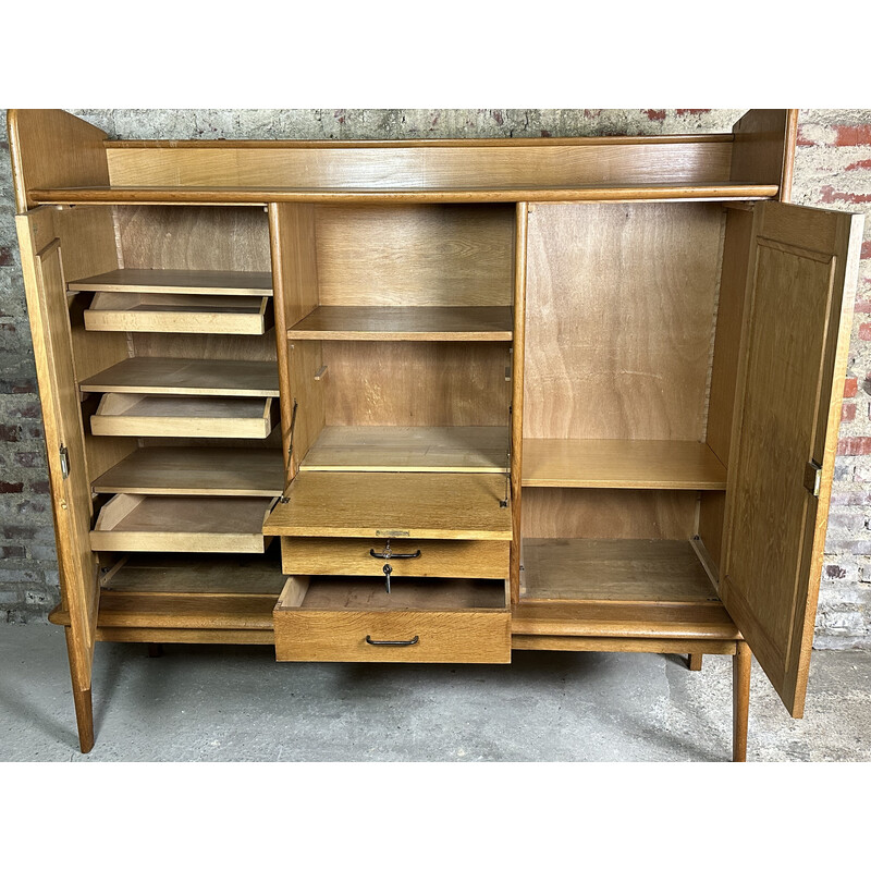 Vintage oakwood secretary, 1950