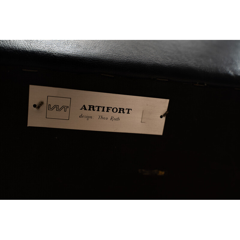 Poltrona da ufficio vintage modello 98 di Theo Ruth per Artifort