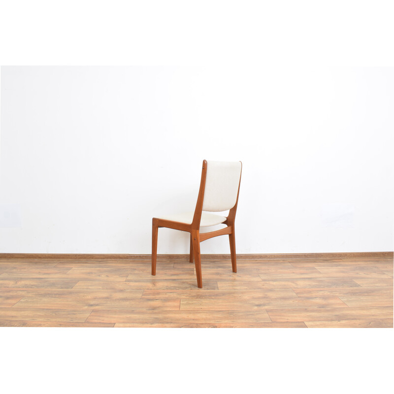 Set of 6 mid-century Danish teak dining chairs by Johannes Andersen, 1960s