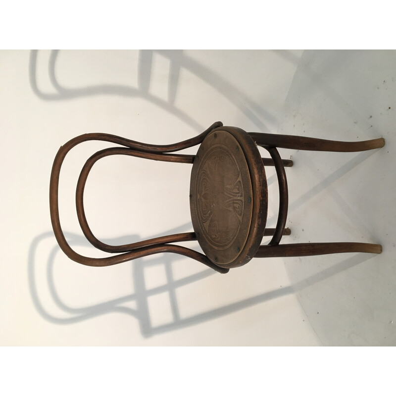 Chaise Thonet vintage en bois, 1940