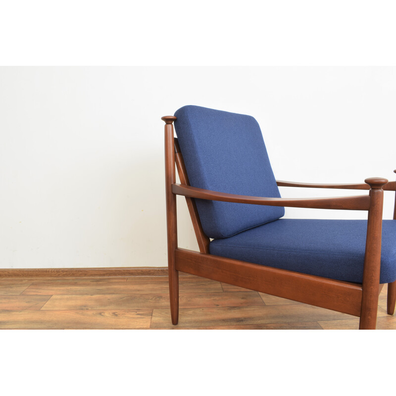 Deense fauteuil uit het midden van de eeuw, 1960