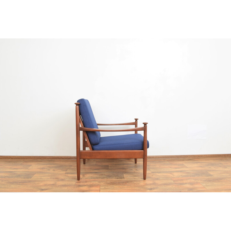 Cadeira de braços dinamarquesa de meados do século, anos 60