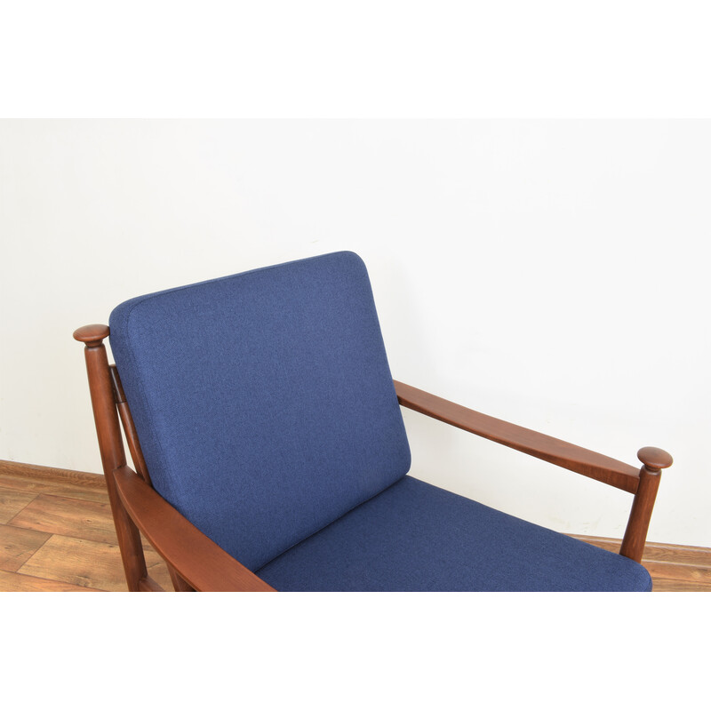 Cadeira de braços dinamarquesa de meados do século, anos 60