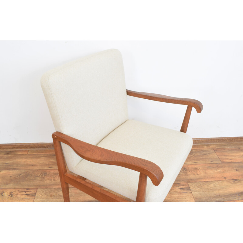 Mid-century Danish teak armchair, 1950s