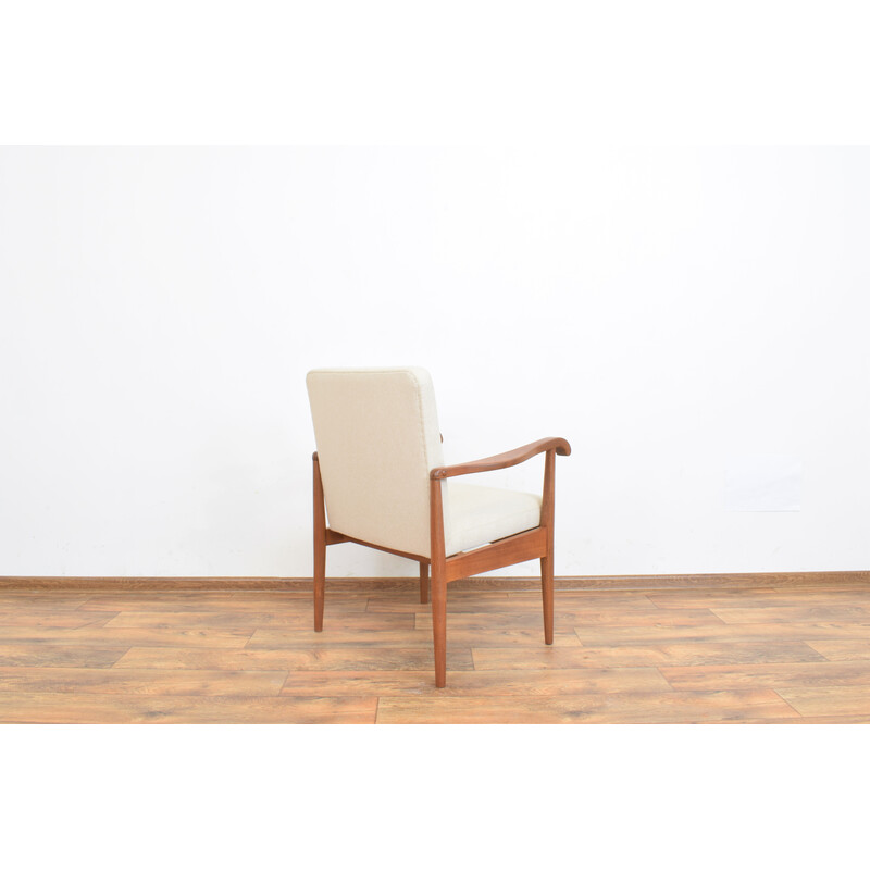 Dänischer Teakholz-Sessel aus der Jahrhundertmitte, 1950er Jahre