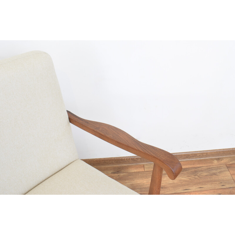 Mid-century Danish teak armchair, 1950s