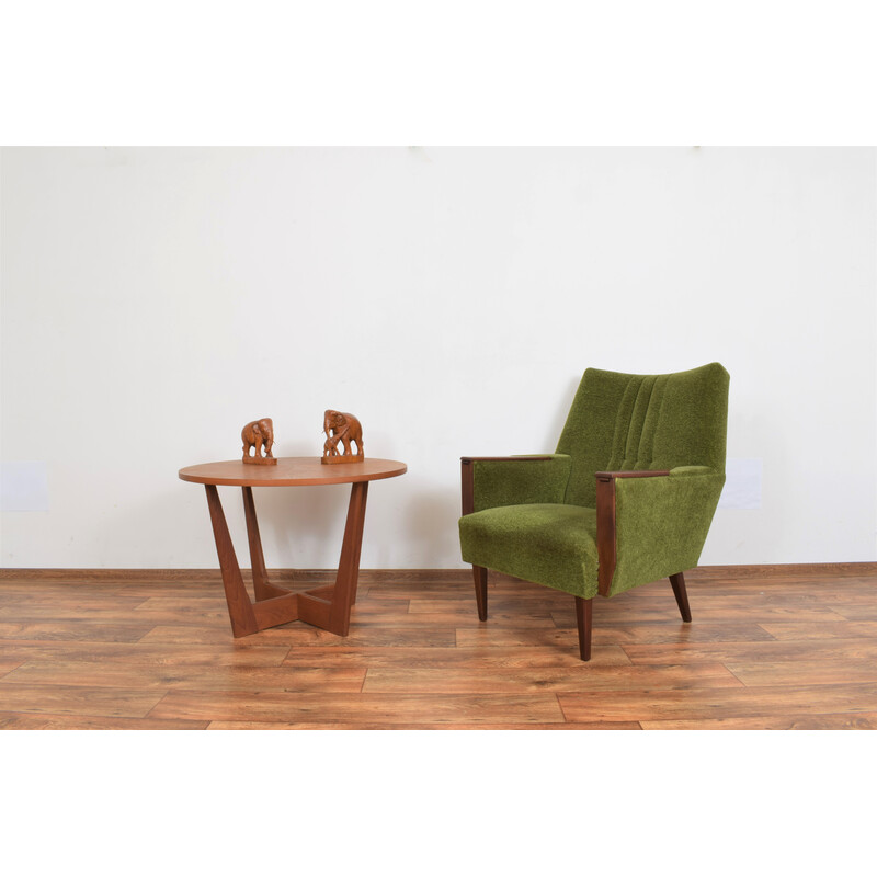 Pair of mid-century Danish teak armchairs, 1960s