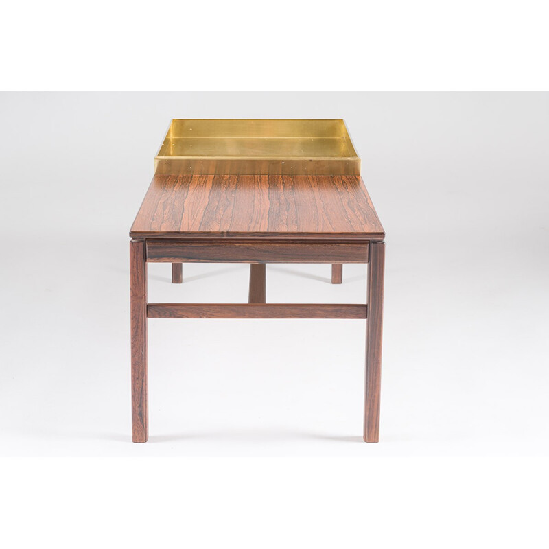 Vintage Scandinavian rosewood coffee table by Sven Engström and Gunnar Myrstrand, 1960