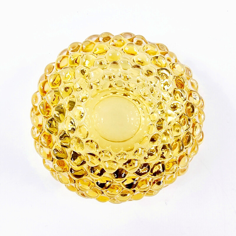 Vintage Murano glass "Lenti" bowl by Ercole Barovier for Barovier and Toso, Italy 1940s-1950s