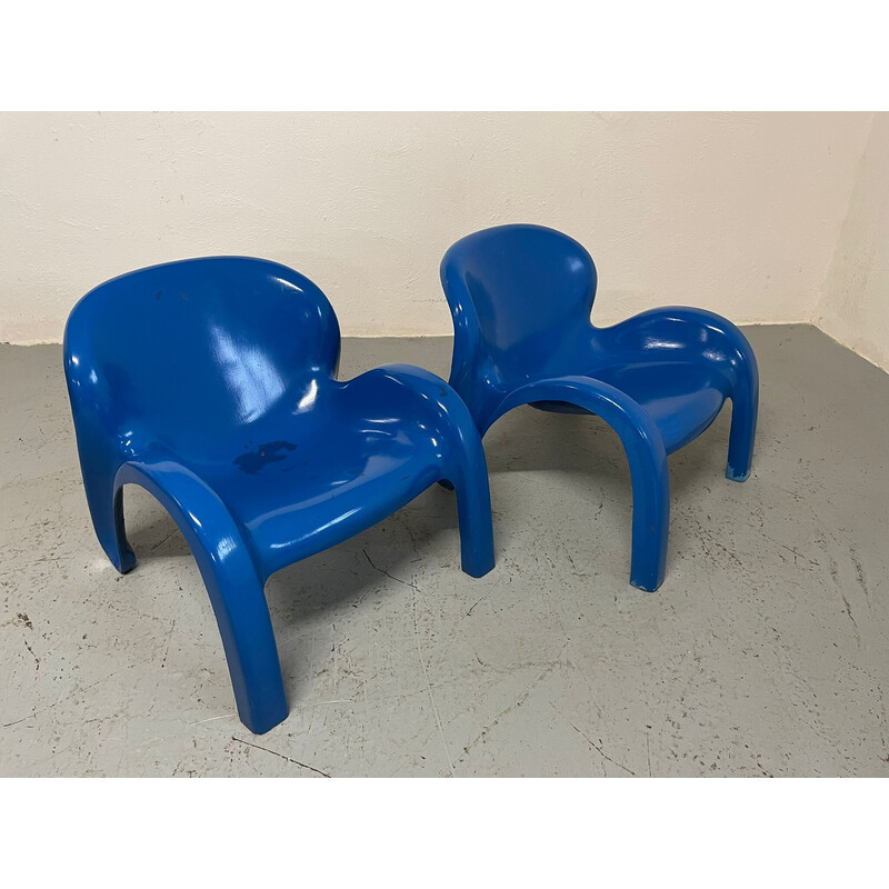 Paire de fauteuils vintage Gn2 de Peter Ghyczy