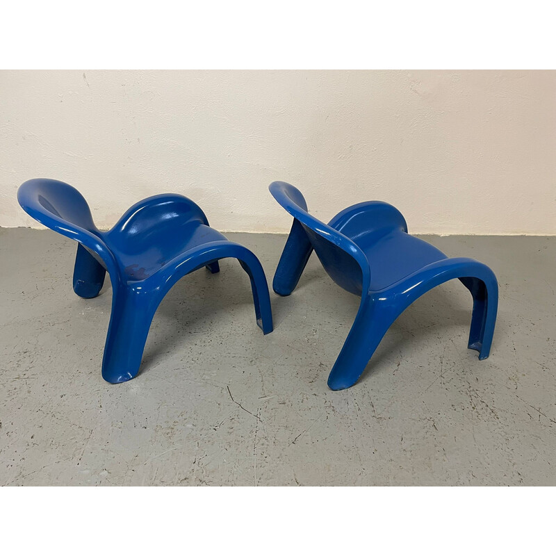 Pareja de sillones vintage Gn2 de Peter Ghyczy