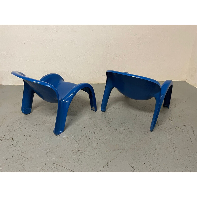 Pareja de sillones vintage Gn2 de Peter Ghyczy