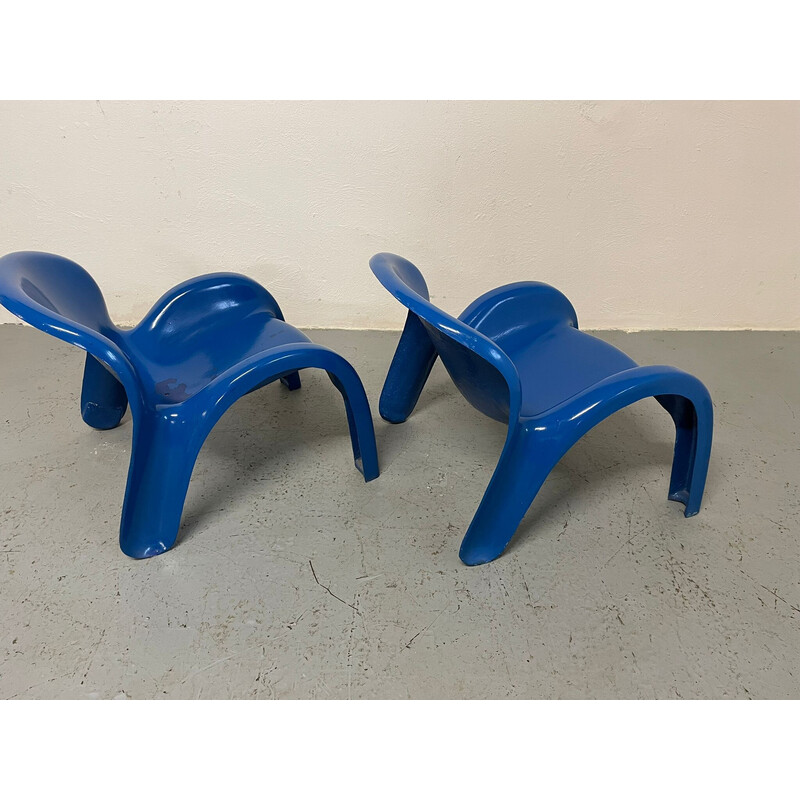 Pareja de sillones vintage Gn2 de Peter Ghyczy